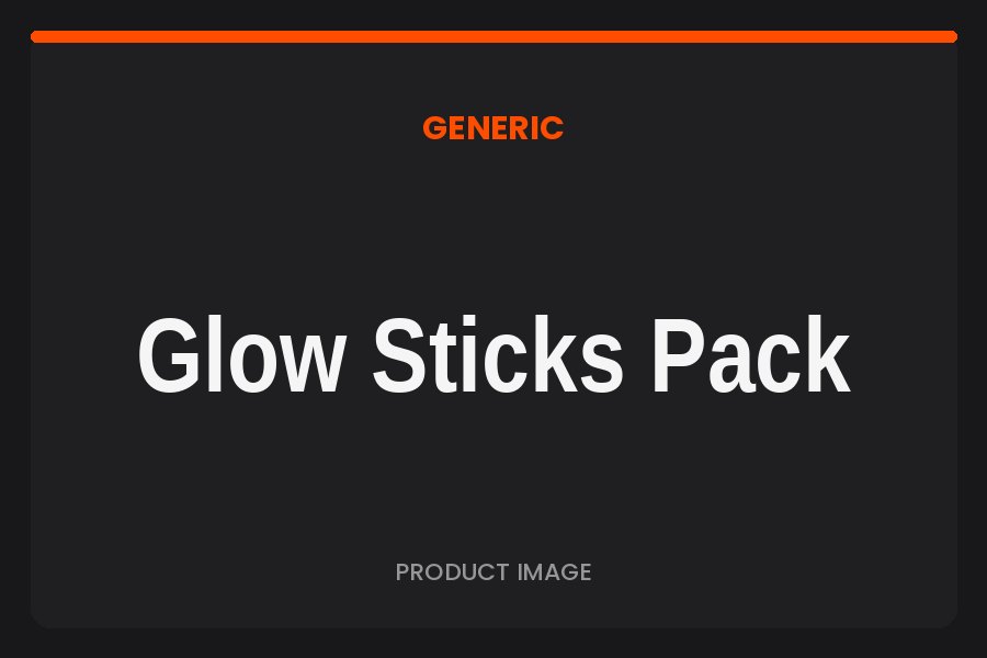 Glow Sticks Pack