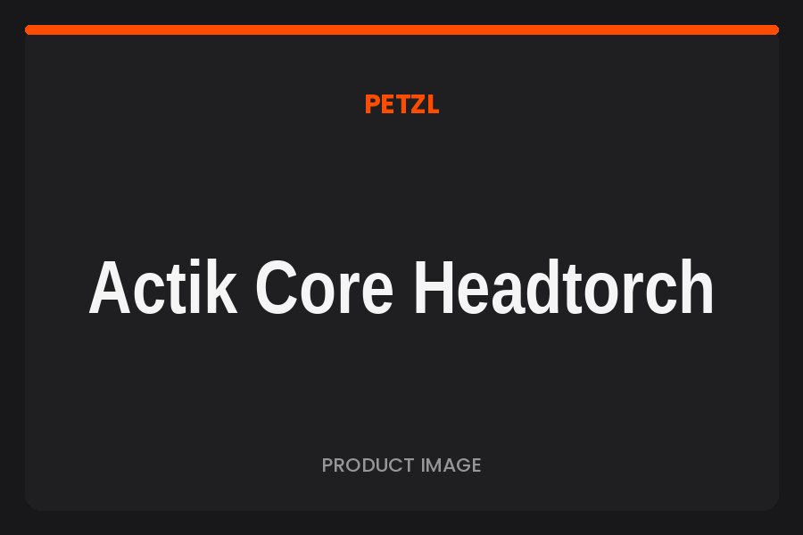 Petzl Actik Core Headtorch